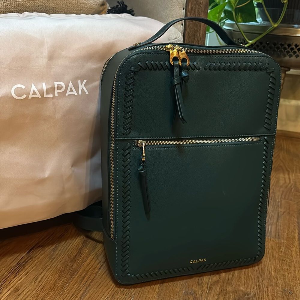 CALPAK Kaya 17” Laptop Work Bag Emerald